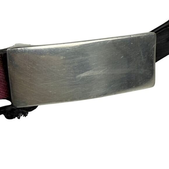 NWT PAUL SMITH Women's Cow Leather Pattern Belt Size Medium 80 CM / 31.5" Inches - Picture 4 of 10